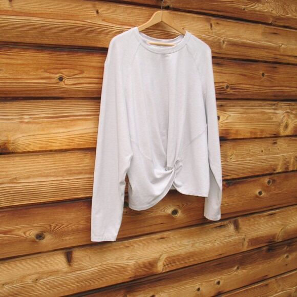 Lululemon Tuck and Gather Pullover Top Long Sleeve 10 - Picture 4 of 9